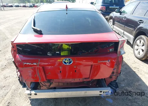 2018 Toyota Prius Two from USA, damaged, VIN JTDKBRFU1J3593207